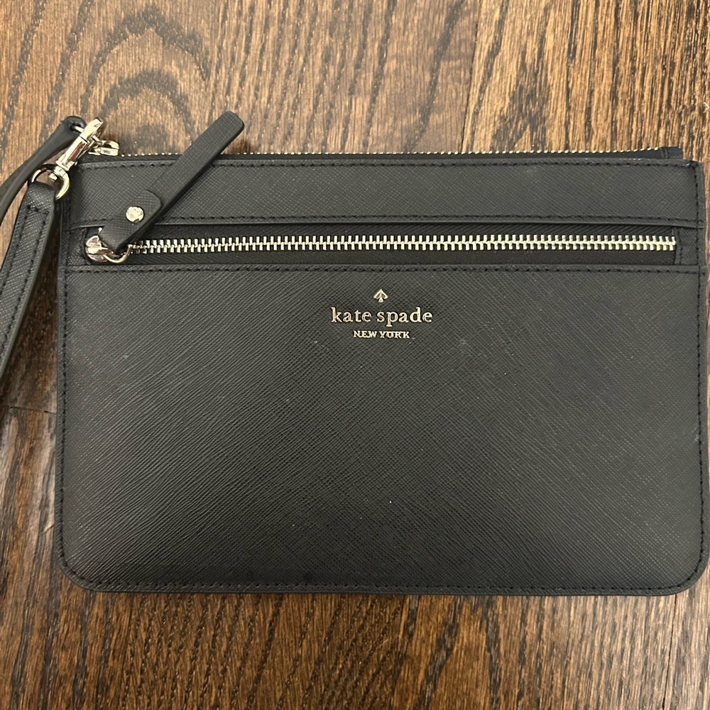 Kate Spade Black Wristlet